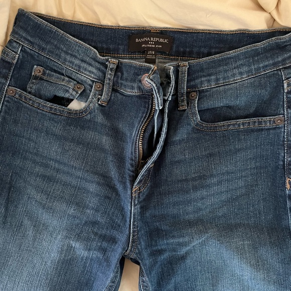 Banana Republic Girlfriend Jean Size 28 - Picture 2 of 6
